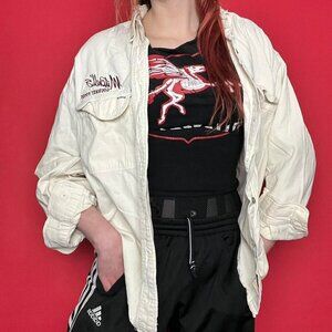 Quickreflex / Grungy white jacket 🤍❤️​​​​​